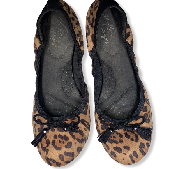 comfortable leopard flats